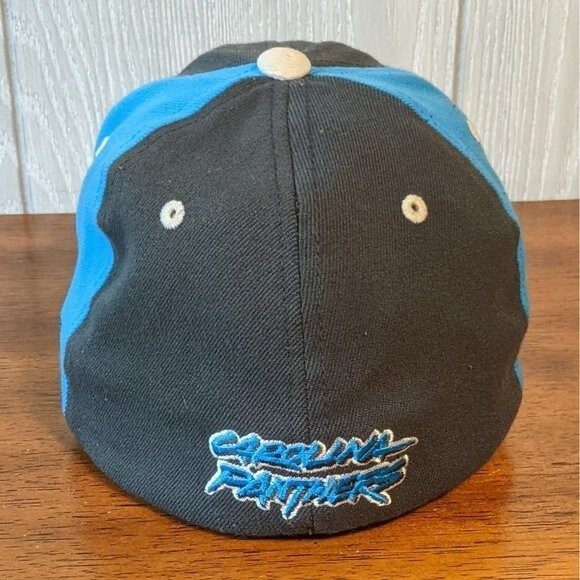 Carolina Panthers Fitted Hat OSFM NFL EUC Reebok - Picture 3 of 7